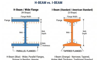 เหล็กเอชบีม (H-Beam) ไวด์แฟรงค์ คืออะไร? ทำไมถึงเป็นหัวใจสำคัญของโครงสร้างยุคใหม่
